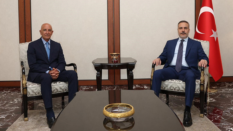 Dışişleri Bakanı Hakan Fidan, ABD’nin Ankara Büyükelçisi Barrack’ı kabul etti